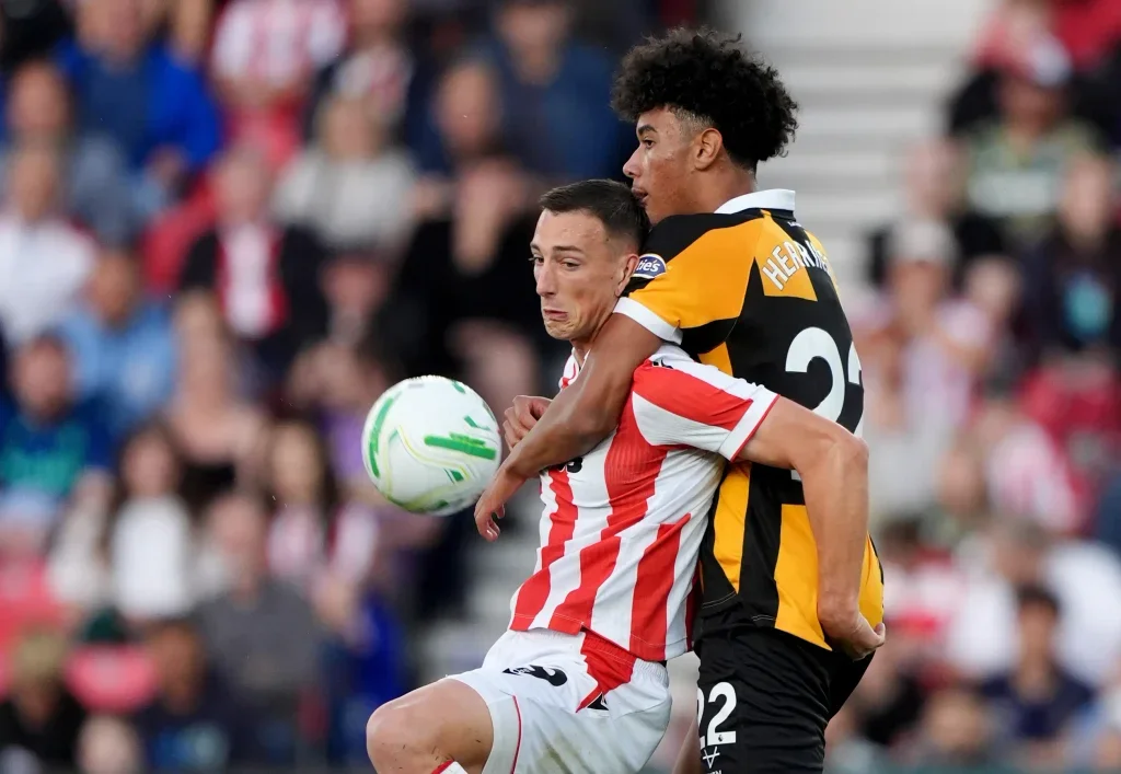 Young Defender Lucas Herrington Shines in Hull City's EFL Cup Duel Against Stoke City
